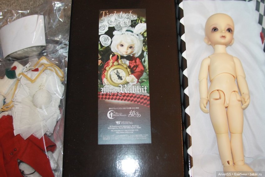 Лимитный VOLKS Super Dollfie Young SD Boy WHITE Rabbit SET
