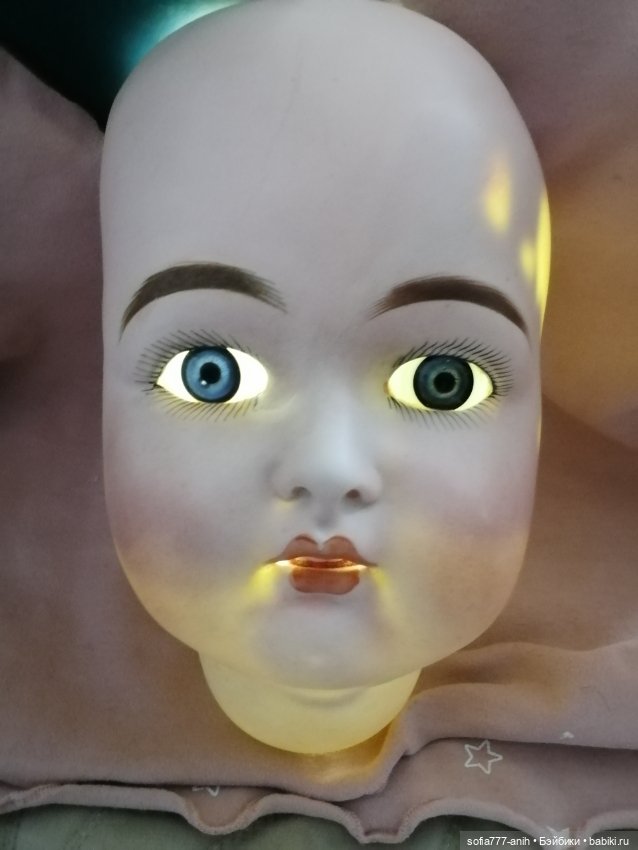 Большая антикварная голова фабрики Kammer Reinhardt молд 192