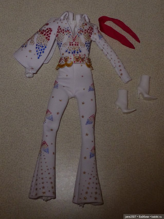 Полный аутфит коллекционной Барби Barbie Elvis 2020 новый