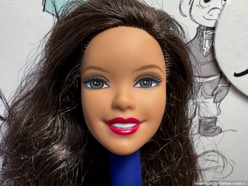 Голова Барби Габриэллы из сета с Троем (фото 2)