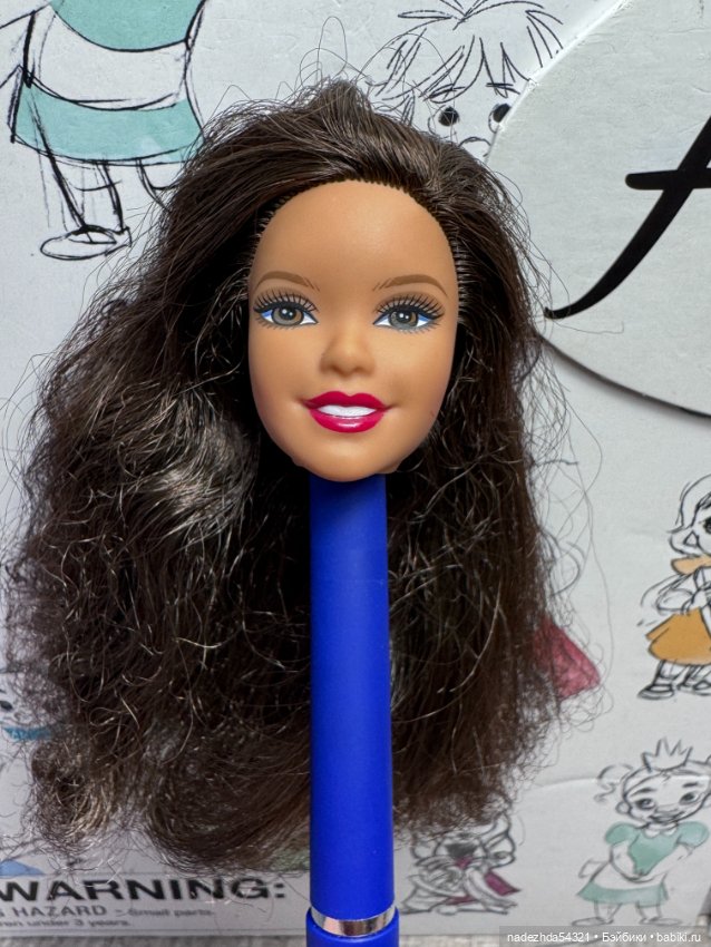 Голова Барби Габриэллы из сета с Троем