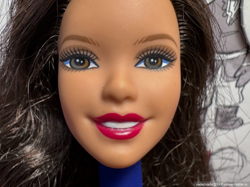 Голова Барби Габриэллы из сета с Троем (фото 3)