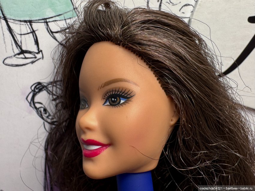 Голова Барби Габриэллы из сета с Троем (фото 5)