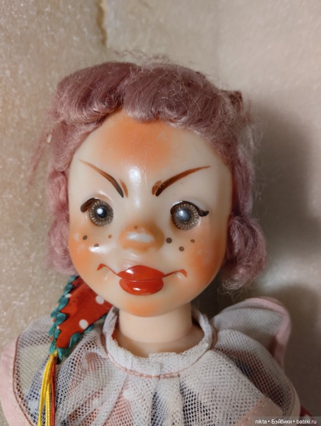 Кукла СССР. Клоун, Петрушка Андрюшка (фото 2)
