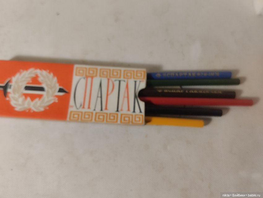 Набор советских цветных карандашей для антуража, для фото и просто порисовать)) (фото 3)