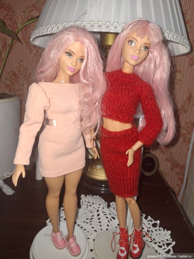 Две сестрички лотом — Шарнирные куклы (не BJD) (фото 2)