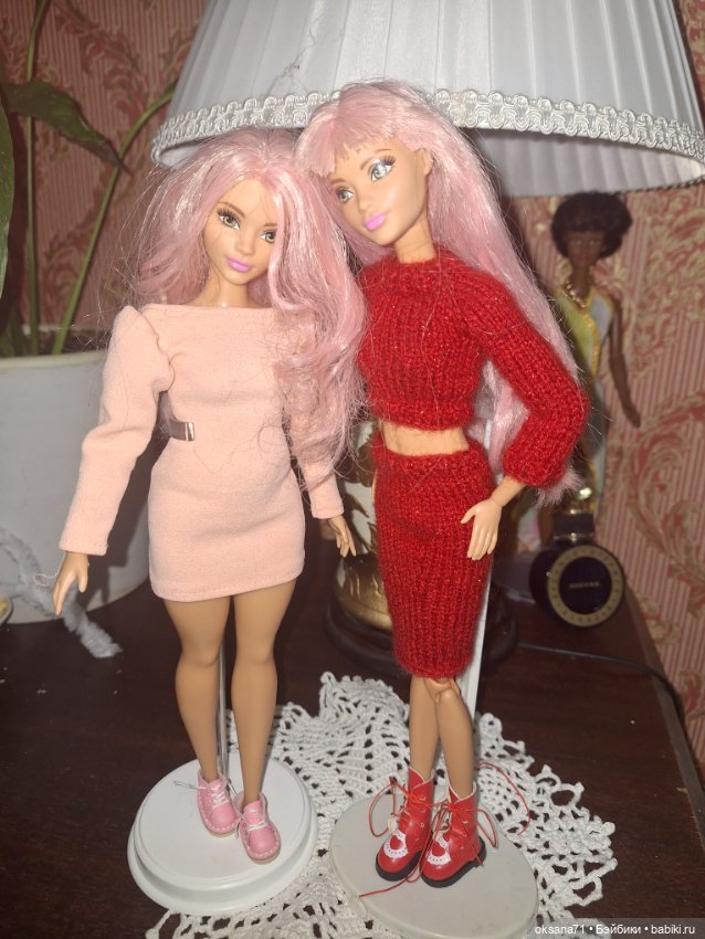 Две сестрички лотом — Шарнирные куклы (не BJD)