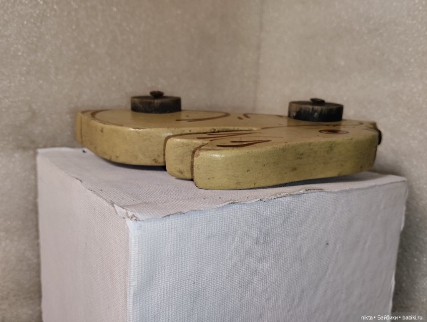 Довоенная игрушка СССР Каталка заяц (фото 7)