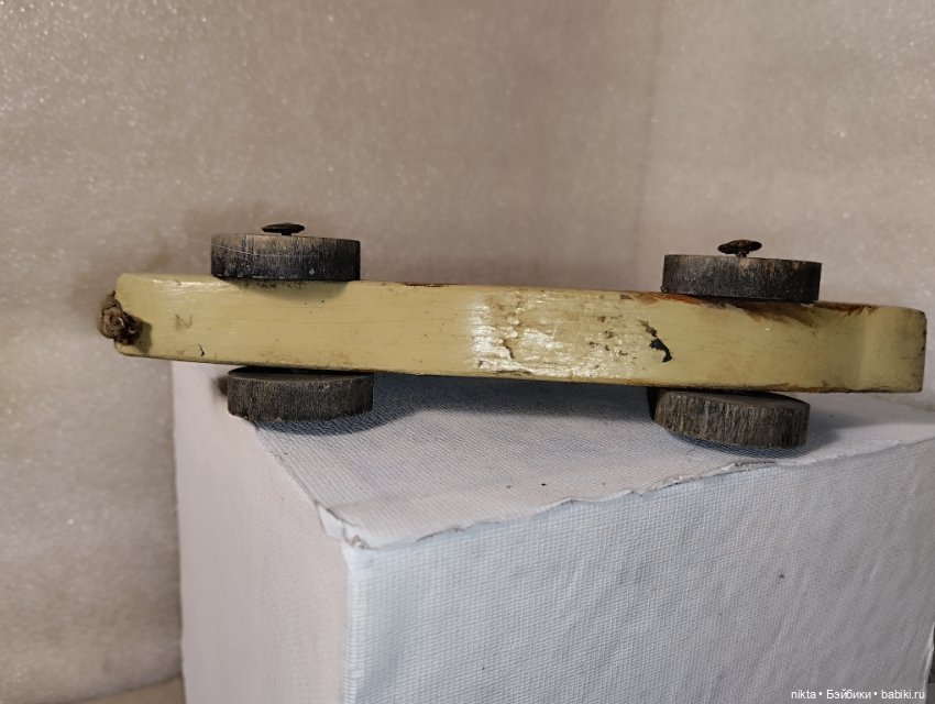 Довоенная игрушка СССР Каталка заяц (фото 6)