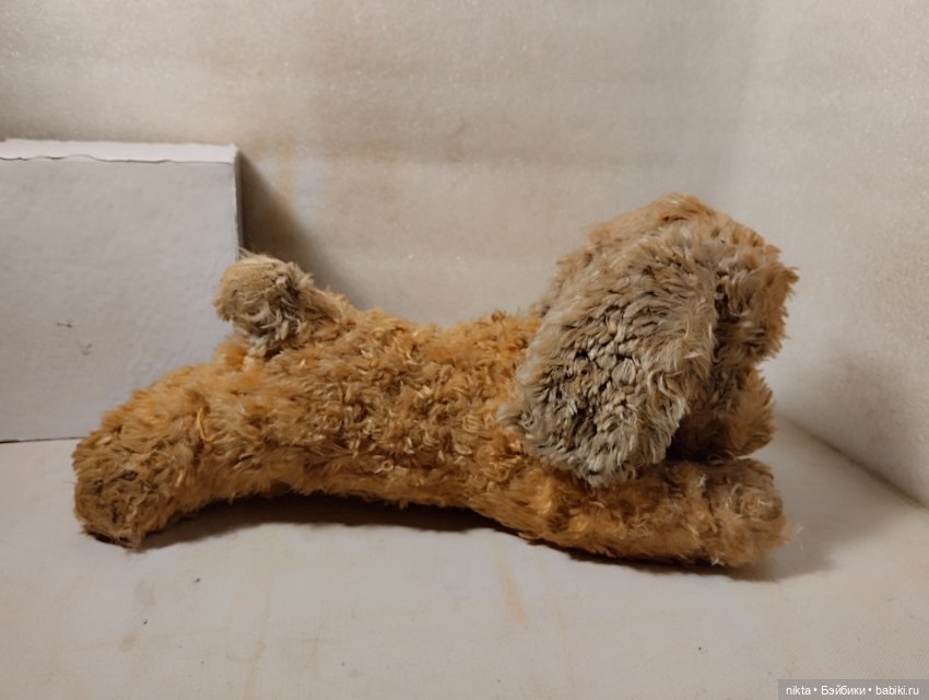 Плюшевая собачка, щенок Игрушка СССР (фото 2)
