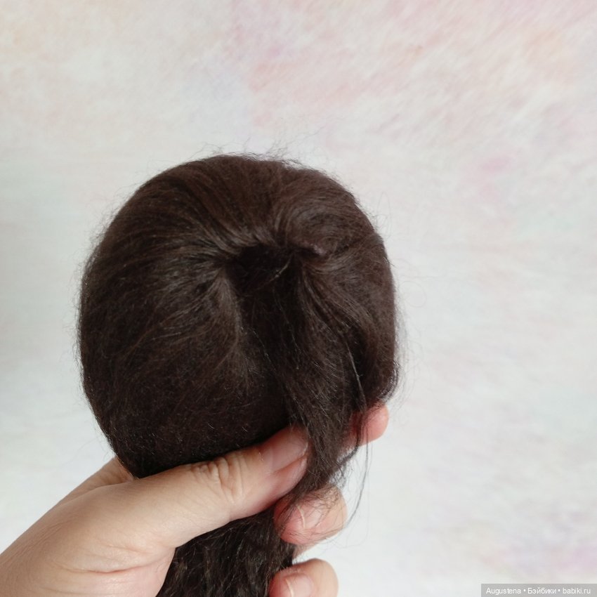 Парик на шкурке размер 4 — Парики для BJD (фото 4)