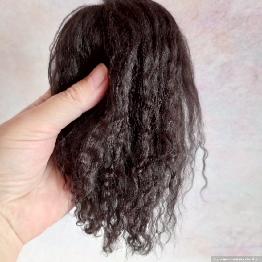 Парик на шкурке размер 4 — Парики для BJD (фото 3)