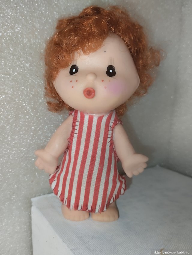 Забавная рыжая малышка — Винтажные куклы и игрушки детства