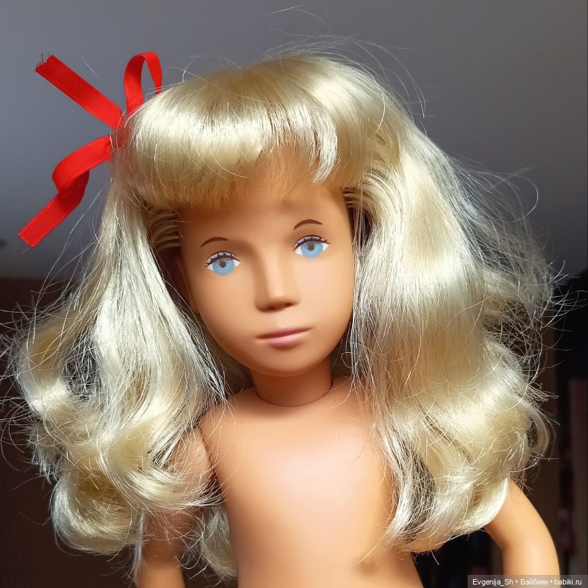 Sasha Morgenthaler Blonde in School Uniform Dress