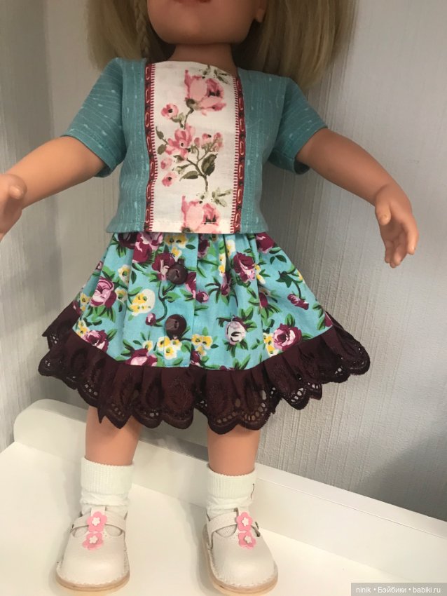 Блузка, юбочки для кукол ГОТЦ 50см и подобных (фото 4)