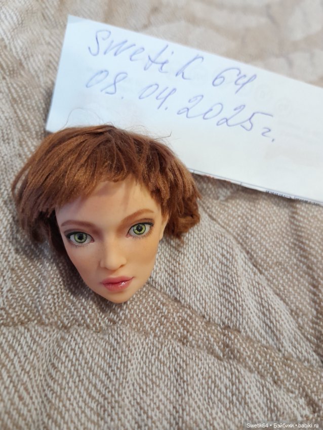 Голова бжд 1/6 авторская — Авторские куклы BJD (фото 2)