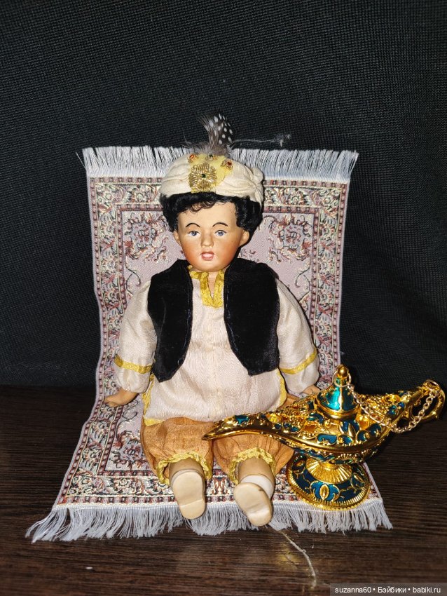 Фарфоровая кукла,, Арапчонок,, (фото 2)