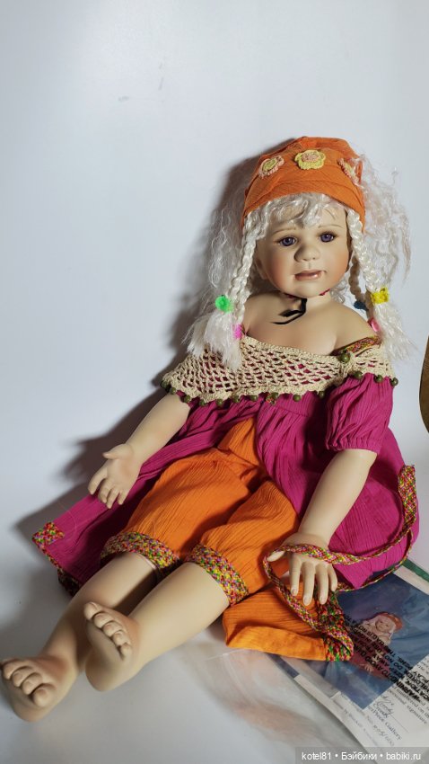 Berdine Creedy фарфоровая коллекционная кукла (фото 5)