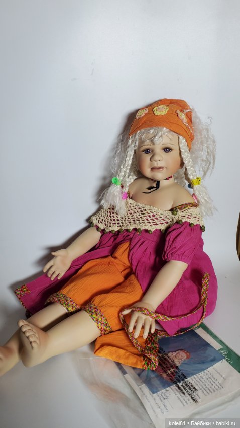 Berdine Creedy фарфоровая коллекционная кукла (фото 6)