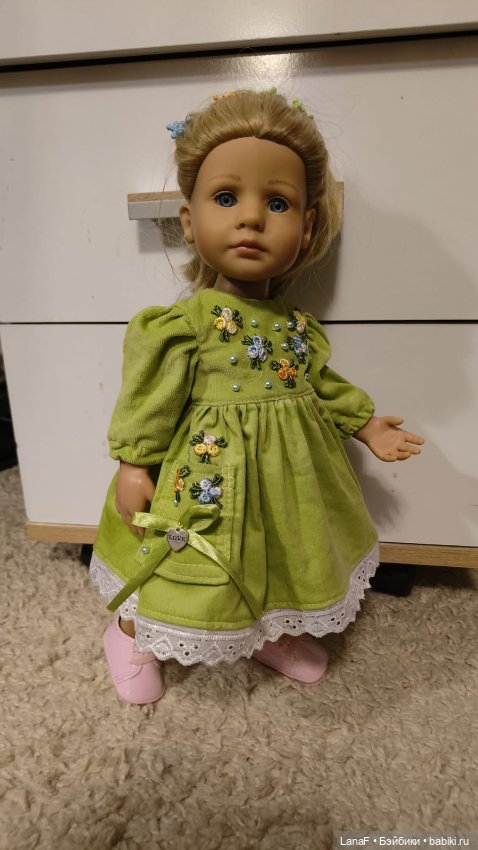 Одежда платье повязка комплект готц Литтл Кидс 36 см (фото 8)