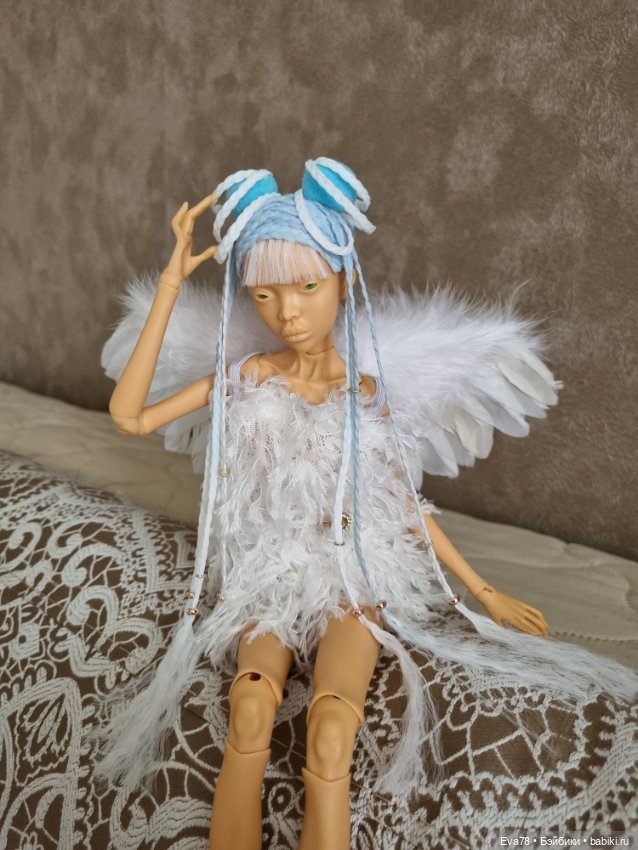 Парик на куклу сестер Поповых с ОГ 11,5 см (фото 5)