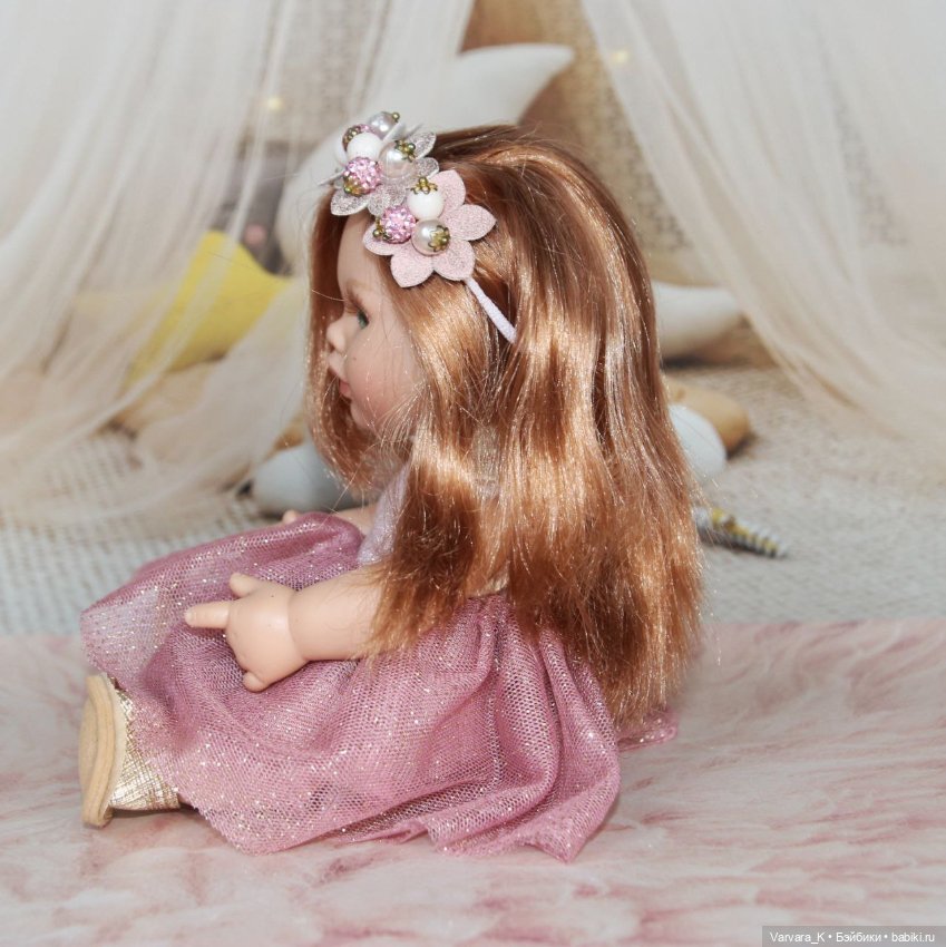 Кукла - пупс Alma Toys " Принцесса " рыжая , 22 см, № 7