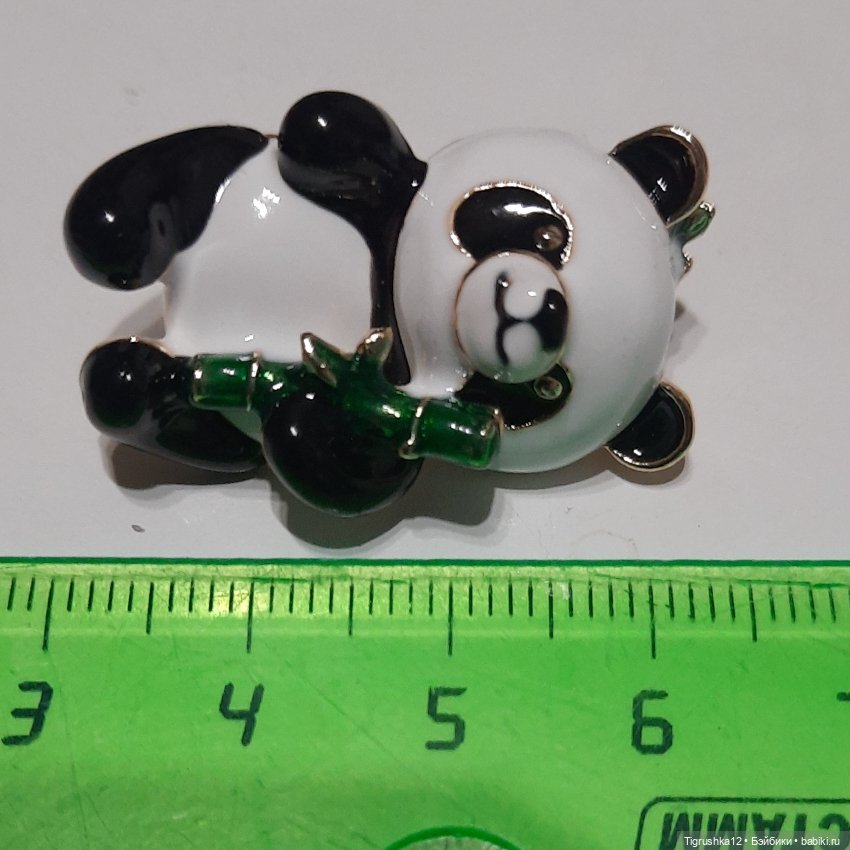 Брошь пандочка — Украшения и очки для кукол (фото 4)
