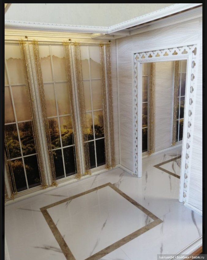 Двухкомнатный румбокс для кукол 1/4 (фото 3)