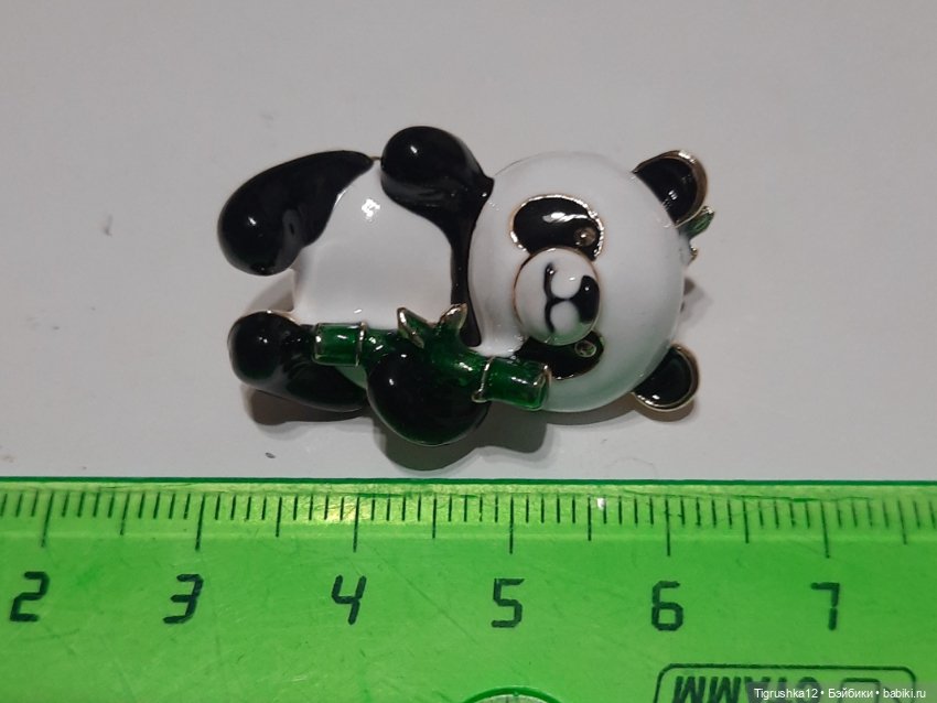 Брошь пандочка — Украшения и очки для кукол (фото 3)
