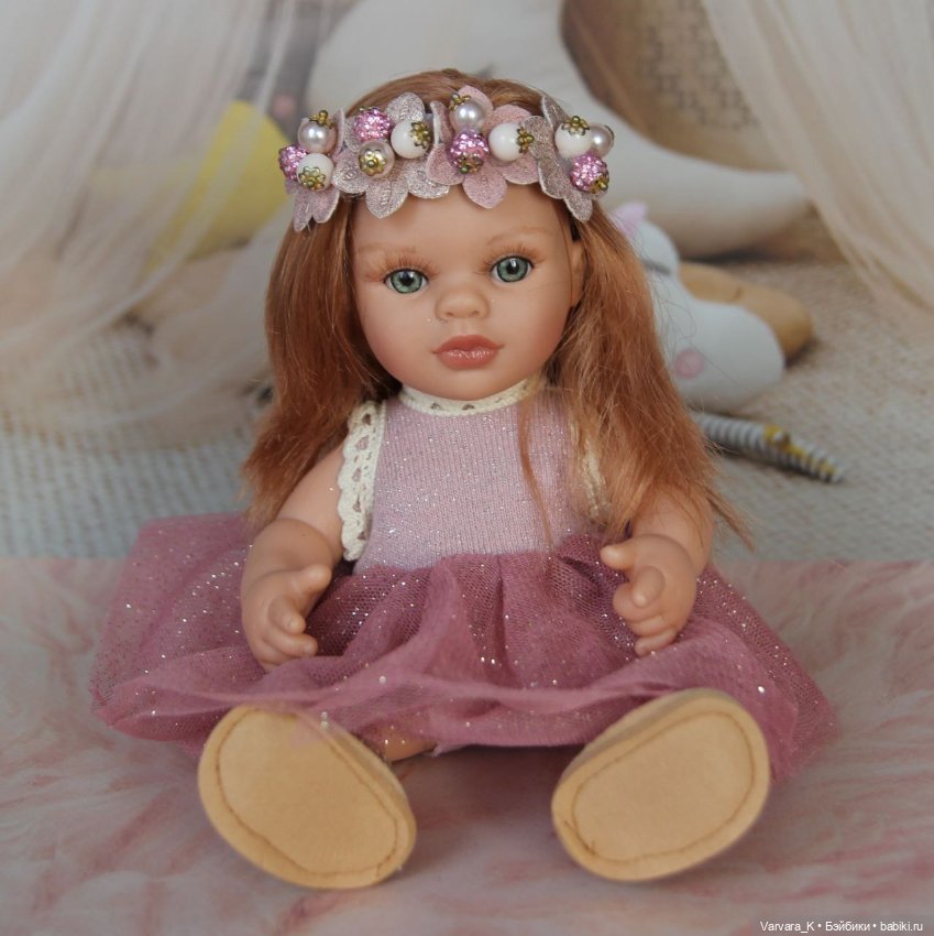 Кукла - пупс Alma Toys " Принцесса " рыжая , 22 см, № 6 (фото 9)