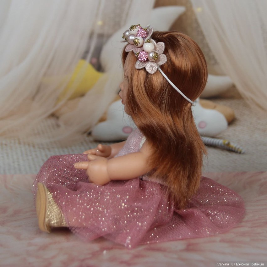 Кукла - пупс Alma Toys " Принцесса " рыжая , 22 см, № 5