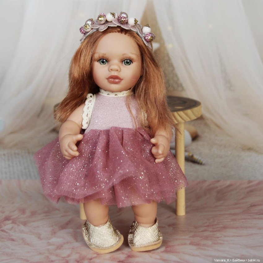 Кукла - пупс Alma Toys " Принцесса " рыжая , 22 см, № 6