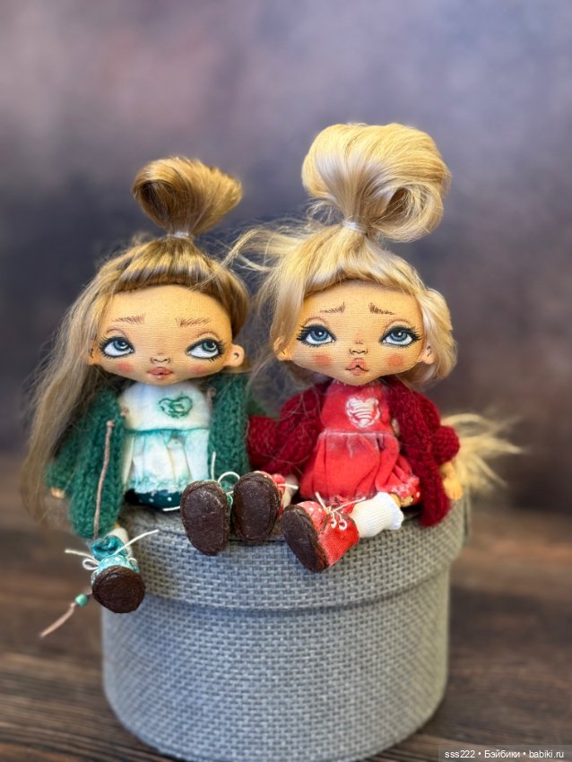 Текстильная кукла Юлии Подколозиной Tilipul&Trilipul (фото 7)
