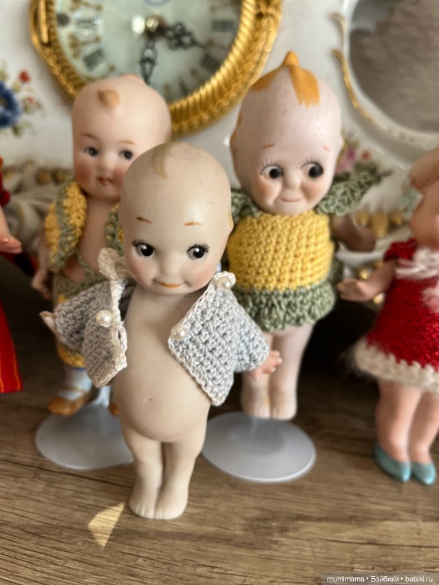 Большая семейка Кьюпиков период 1915-20 рост от 16 см до 13 (фото 4)