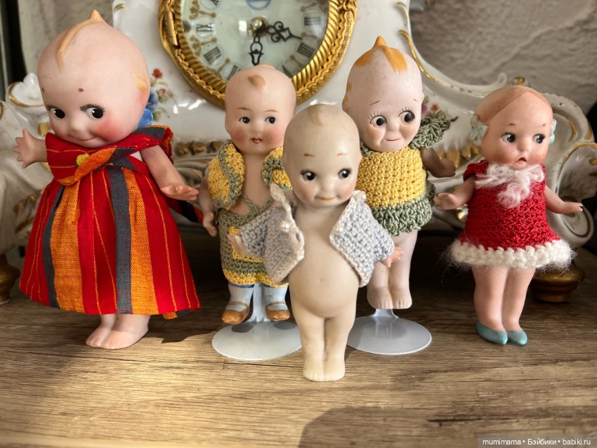 Большая семейка Кьюпиков период 1915-20 рост от 16 см до 13 (фото 7)