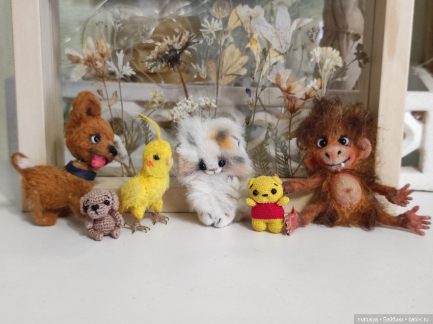 Вязанные игрушки щенок, мишка, гринч (фото 5)