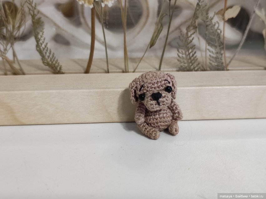 Вязанные игрушки щенок, мишка, гринч (фото 2)