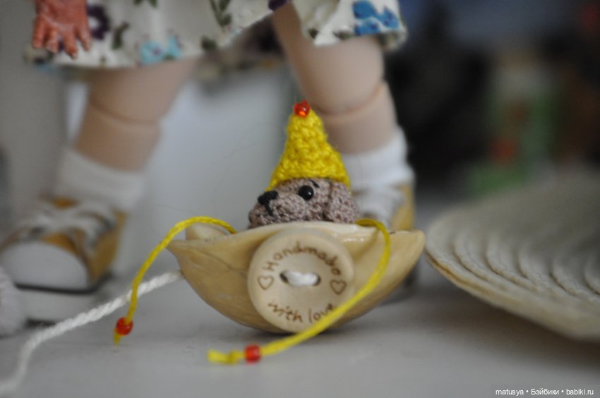 Вязанные игрушки щенок, мишка, гринч (фото 4)