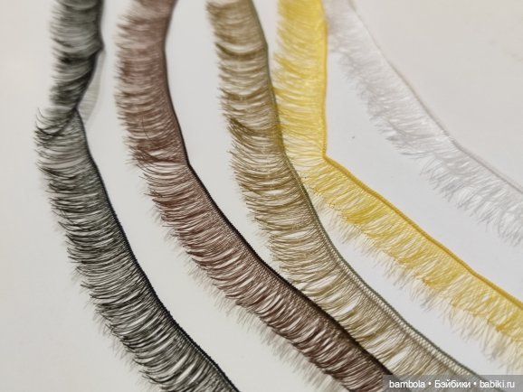 Ресницы для кукол , разных расцветок и размеров