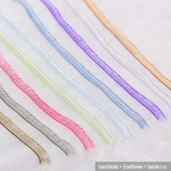 Ресницы для кукол , разных расцветок и размеров (фото 2)