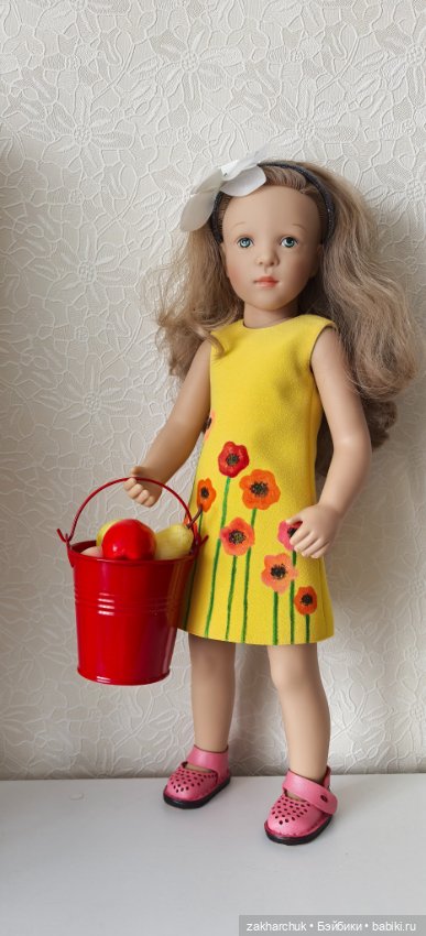 Платье Маки с росписью акрилом, на подкладке (фото 3)