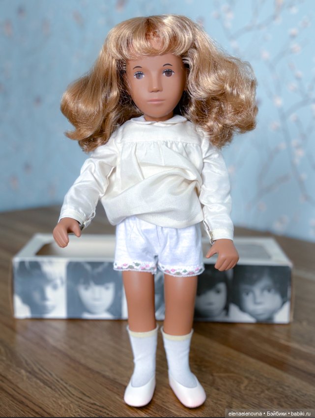 Медовая Саша Sasha Honey blonde hear Silk Dress Sasha doll Morgenthaler