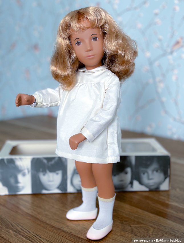 Медовая Саша Sasha Honey blonde hear Silk Dress Sasha doll Morgenthaler (фото 2)