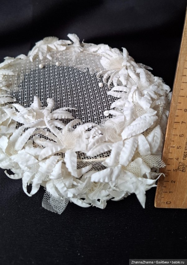 Старинная шляпка для куклы (фото 5)