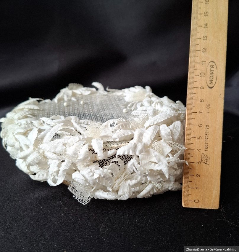 Старинная шляпка для куклы (фото 8)