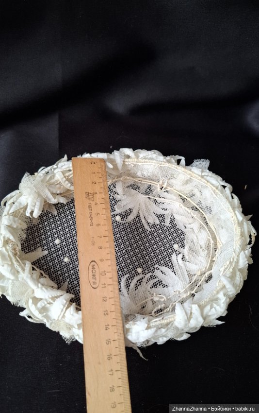 Старинная шляпка для куклы (фото 6)