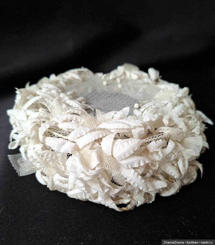 Старинная шляпка для куклы (фото 7)