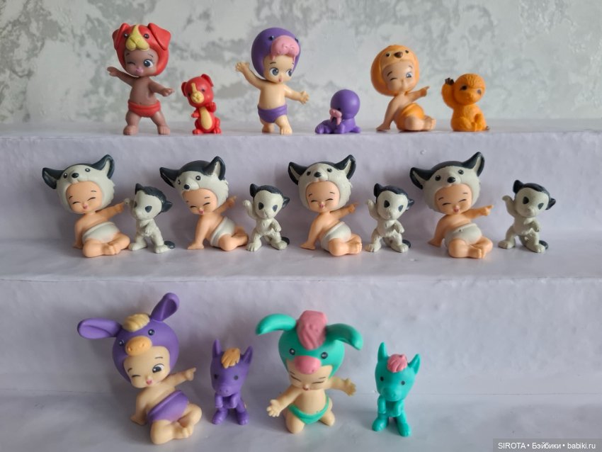 Пупсики Куколки Paciocchini Twozies