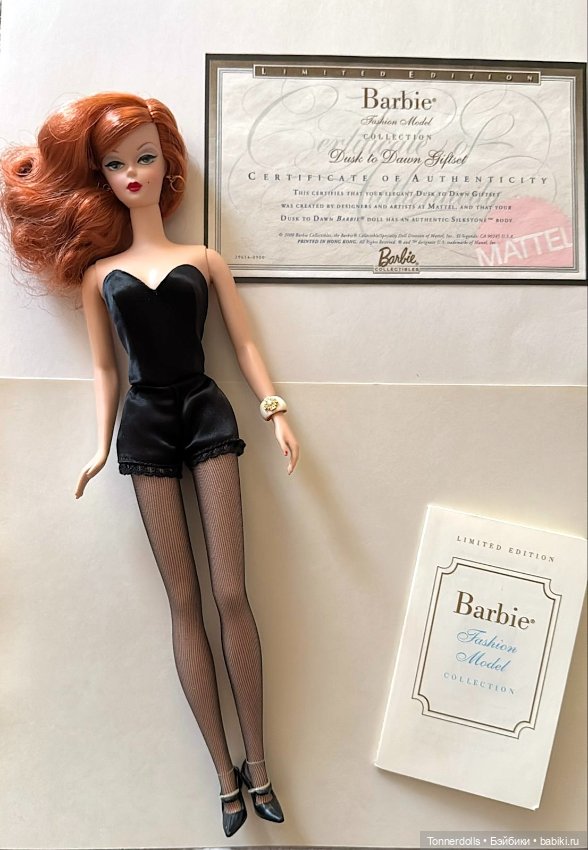 Кукла Барби Маттел Силкстоун От Заката до Рассвета Barbie Dusk To Dawn Giftset Silkstone Gold Label