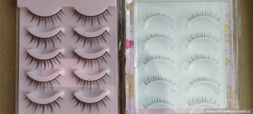 Реснички черные, коричневые, белые и цветные, несколько видов (фото 4)